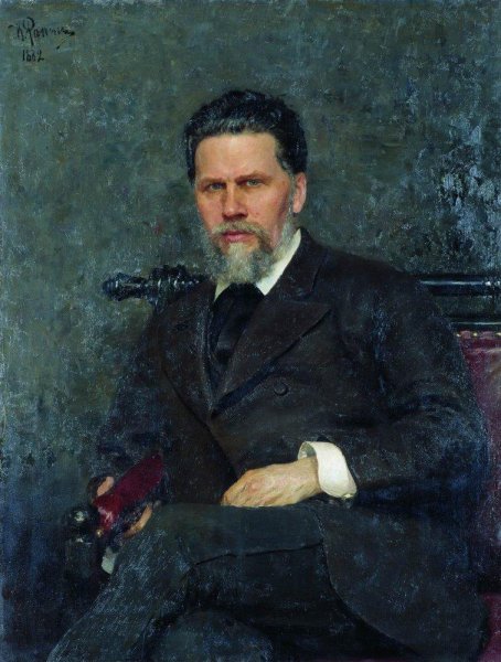Portrait of painter Ivan Nikolayevich Kramskoi