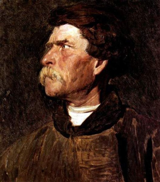 Head of peasant (study)