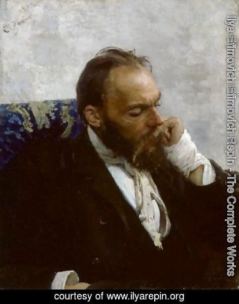 Ilya Efimovich Efimovich Repin - Portrait of Professor Ivanov