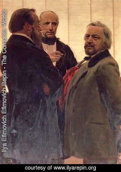 Vladimir Odoevsky (1803-69), Mily Balakirev (1837-1910) and Mikhail Ivanovich Glinka (1804-57), 1890s