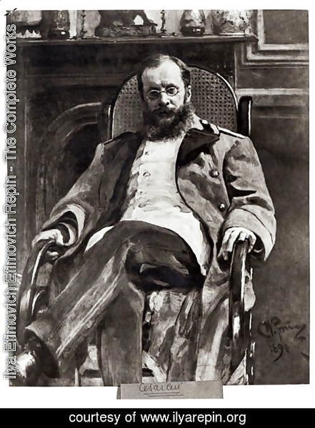 Portrait of Cesar Cui (1835-1918) 1890