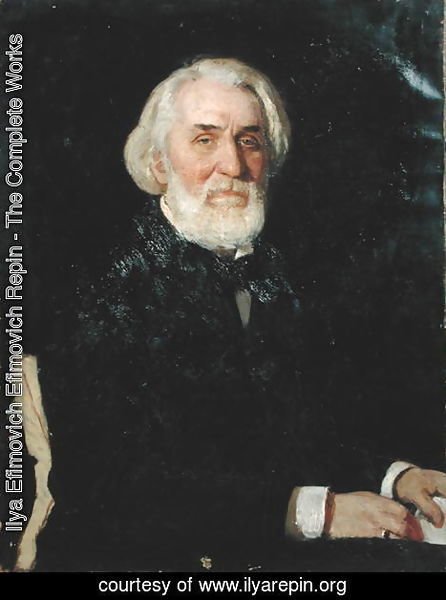Portrait of Ivan S. Turgenev (1818-83), 1879