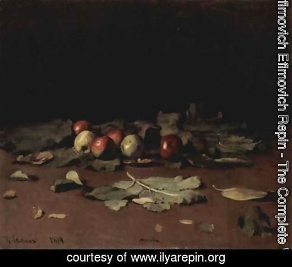 Ilya Efimovich Efimovich Repin - Apples and Leaves 1879