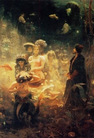 Ilya Efimovich Efimovich Repin - Sadko in the Underwater Kingdom 1876