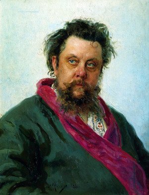 Ilya Efimovich Efimovich Repin - Composer Modest Mussorgsky