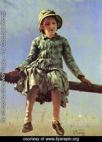 Ilya Efimovich Efimovich Repin - Painter's daughter