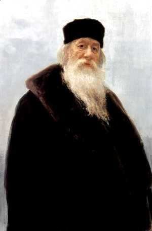 Portrait of Vladimir Vasil'evich Stasov (1824-1906) 1900