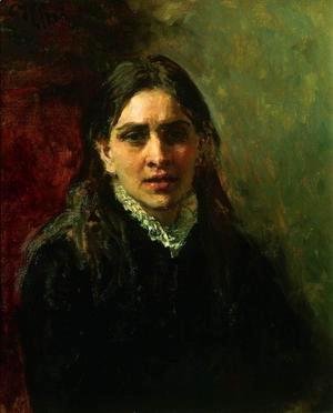 Ilya Efimovich Efimovich Repin - Portrait of Pelageya Antipovna Strepetova (1850-1903) 1882