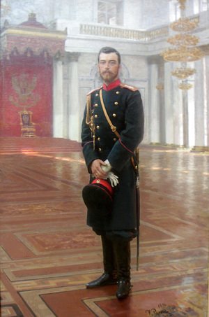 Ilya Efimovich Efimovich Repin - Emperor Nicholas II (sketch)