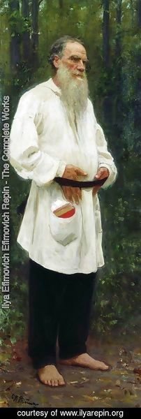 Portrait of Lev Tolstoy (1828-1910) 1901