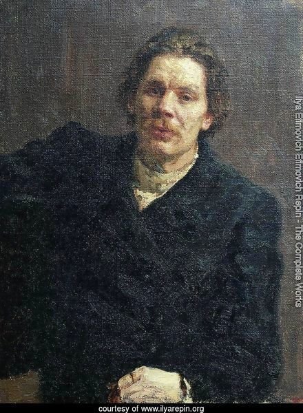 Portrait of Maxim Gorky (Aleksai Maksimovich Peshkov) (1868-1936) 1899