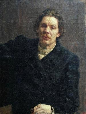 Portrait of Maxim Gorky (Aleksai Maksimovich Peshkov) (1868-1936) 1899