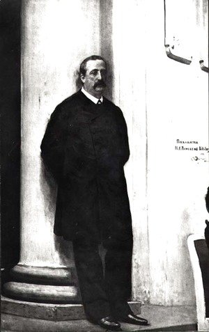 Ilya Efimovich Efimovich Repin - Portrait of the Composer and Scientist Alexander Borodin (1833-87) 1888