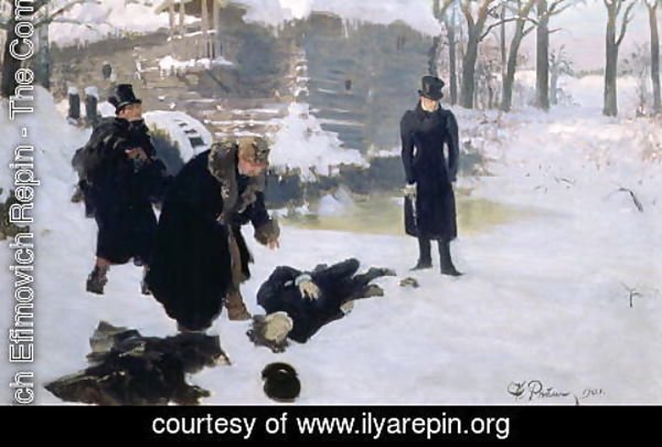 Ilya Efimovich Efimovich Repin - The Duel, 1901