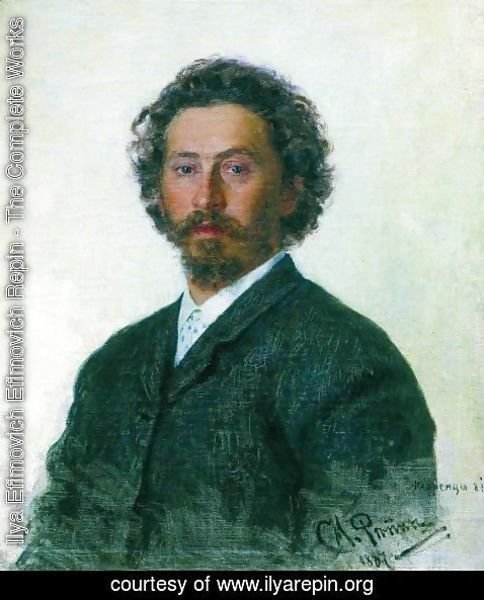Ilya Efimovich Efimovich Repin - Self Portrait, 1887
