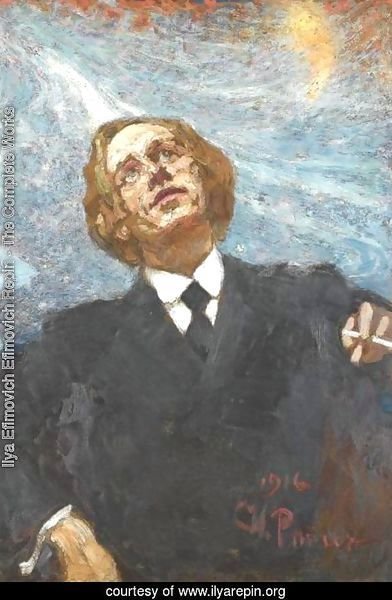 Poet-futurist (portrait of Vladimir Vladimirovich Mayakovsky)