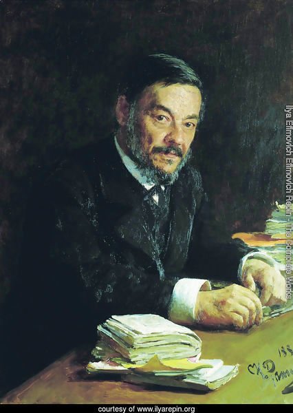 Portrait of Ivan Mikhaylovich Sechenov, Russian physiologist