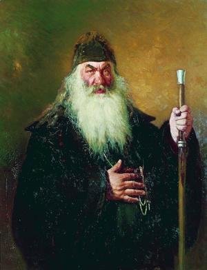 Ilya Efimovich Efimovich Repin - Portrait of an archdeacon