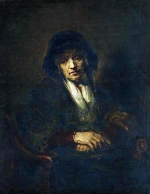 Ilya Efimovich Efimovich Repin - Portrait of an old woman
