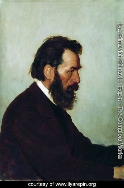 Ilya Efimovich Efimovich Repin - Portrait of architect Aleksey Ivanovich Shevtsov