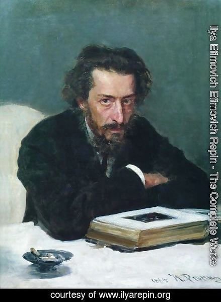 Ilya Efimovich Efimovich Repin - Portrait of composer and journalist Pavel Ivanovich Blaramberg