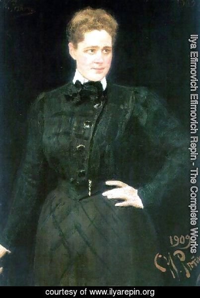 Ilya Efimovich Efimovich Repin - Portrait of countess Sophia Vladimirovna Panina