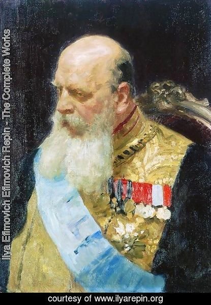Ilya Efimovich Efimovich Repin - Portrait of member of State Council Count Dmitri Martinovich Solsky