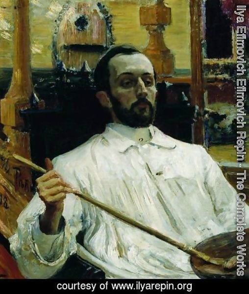 Ilya Efimovich Efimovich Repin - Portrait of painter Dmitri Nikolayevich Kardovsky