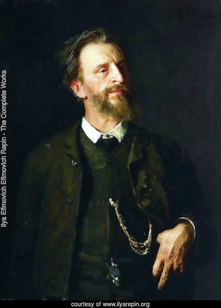 Portrait of painter Grigory Grigoryevich Myasoyedov