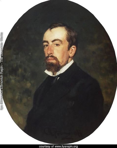Portrait of painter Vasily Dmitrievich Polenov
