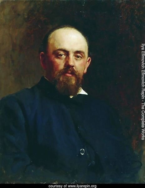 Portrait of railroad tycoon and patron of the arts Savva Ivanovich Mamontov 2