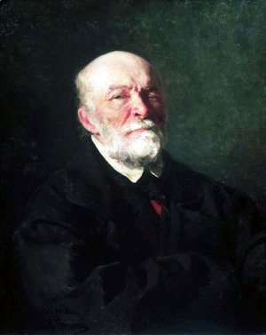 Ilya Efimovich Efimovich Repin - Portrait of the Surgeon Nikolai Ivanovich Pirogov