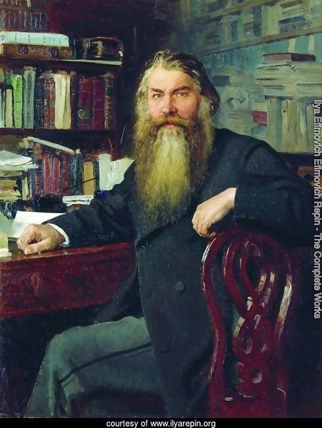 Portrait of the historian and archaeologist Ivan Egorovich Zabelin