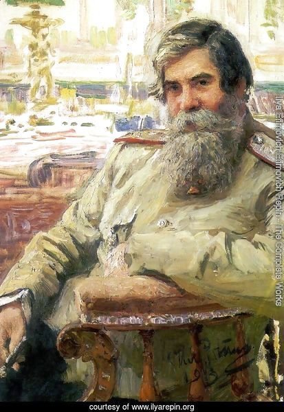 Portrait of the neurophysiologist and psychiatrist Vladimir Mikhailovich Bekhterev