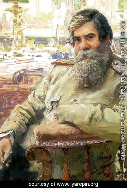 Ilya Efimovich Efimovich Repin - Portrait of the neurophysiologist and psychiatrist Vladimir Mikhailovich Bekhterev