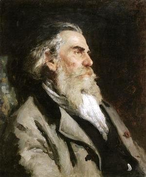 Ilya Efimovich Efimovich Repin - Portrait of the painter Alexey Petrovich Bogoliubov