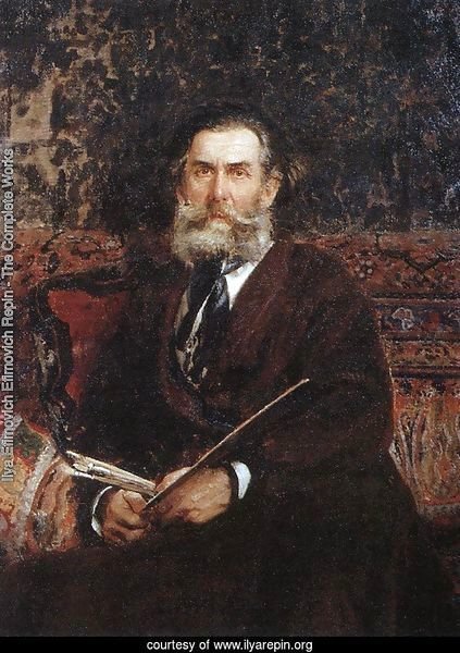 Portrait of the painter Alexey Petrovich Bogoliubov 2