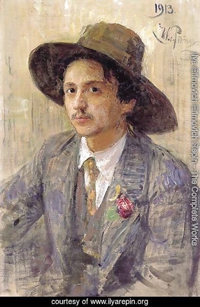 Portrait of the painter Isaak Izrailevich Brodsky