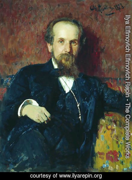 Ilya Efimovich Efimovich Repin - Portrait of the painter Pavel Petrovich Chistyakov