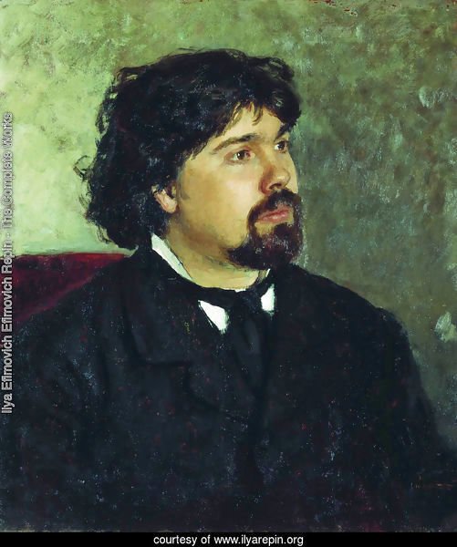 Portrait of the painter Vasily Ivanovich Surikov