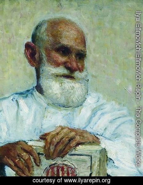 Ilya Efimovich Efimovich Repin - Portrait of the physiologist Ivan Petrovich Pavlov