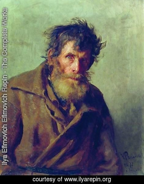 Ilya Efimovich Efimovich Repin - A Shy Peasant 1877