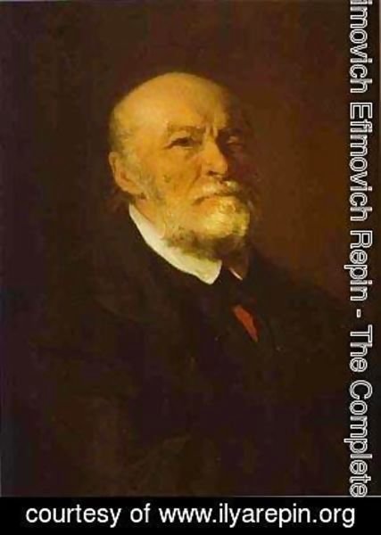 Portrait Of The Surgeon Nikolay Pirogov 1881