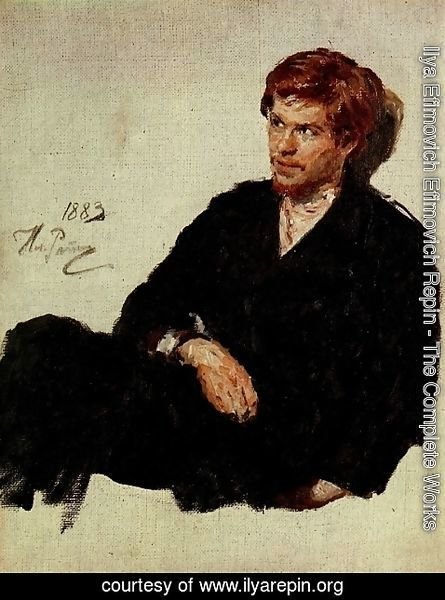 Ilya Efimovich Efimovich Repin - Student Nihilist 1883