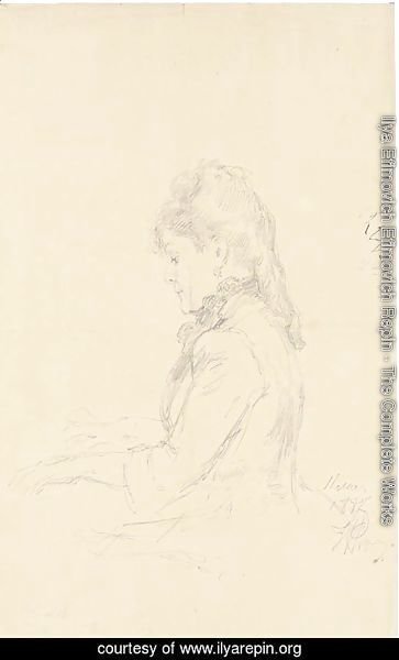 A presumed portrait of Sophie Menter (1846-1918)