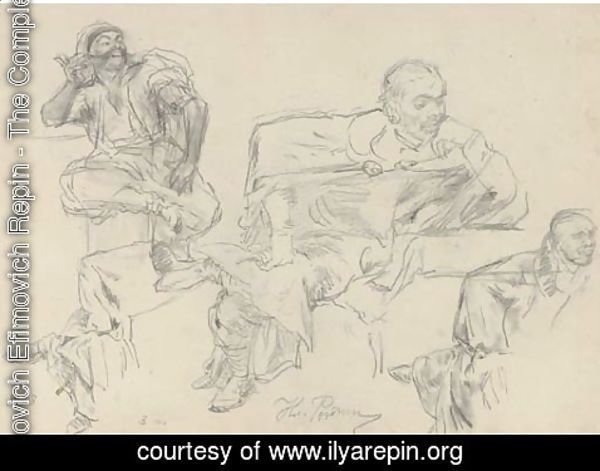 Ilya Efimovich Efimovich Repin - Figure studies