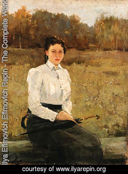 Portrait of N. Repina