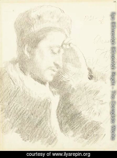 Ilya Efimovich Efimovich Repin - Portrait of Yuri Repin