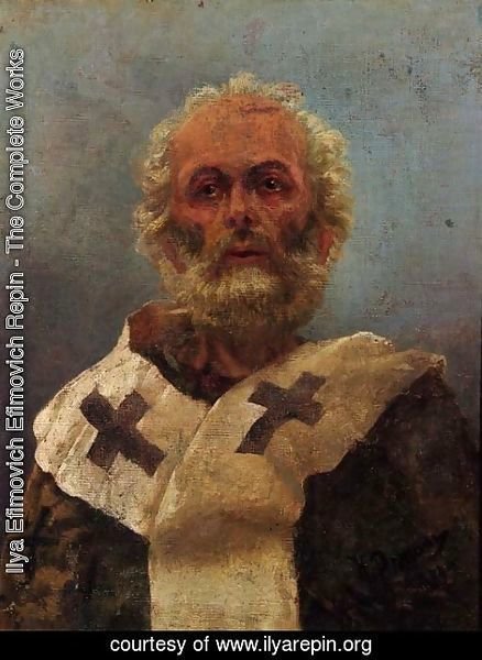Ilya Efimovich Efimovich Repin - Saint Nicholas of Myra