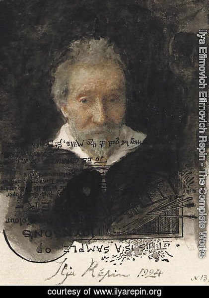 Ilya Efimovich Efimovich Repin - Self-portrait 3